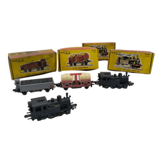 Model train rail road 60s. 4 pieces.