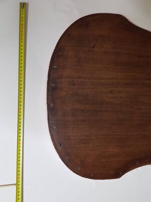 Miroir De style louis Xv En Bois Massif Et Médaillon Ancien