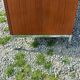 Florence Knoll buffet in wood and marble with chrome legs from the 1970s.