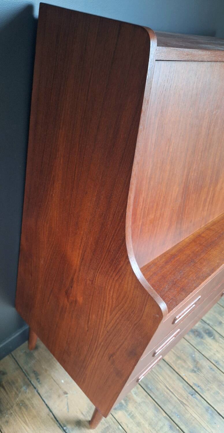 Danish secretary Gunnar Nielsen, Scandinavian sideboard, vintage desk