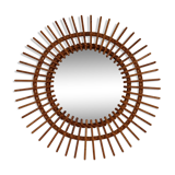 Rattan Sun Mirror