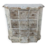 Patinated chest of drawers