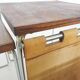 Mid-century rosewood and leather mimiset by Brabantia, The Netherlands 1950