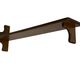 Vintage wooden wall shelve rack bookshelf in oak wood minimalist