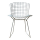 HARRY BERTOIA for KNOLL - White metal "wire" chair