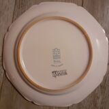 Plate decorated with retro flowers Gien
