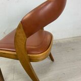 Pair of Baumann gondola chairs