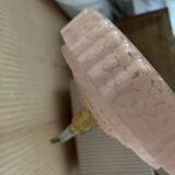 Pink Clichy glass portable lamp