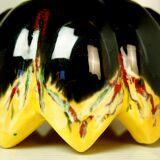 Signed ceramic pot cover