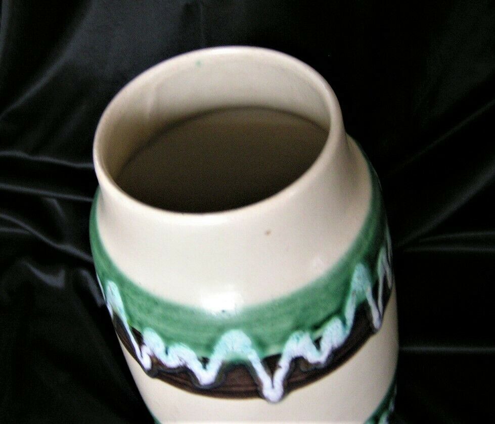 Vase with relief decoration West Germany 60s