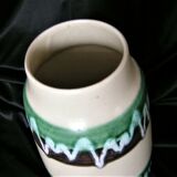 Vase with relief decoration West Germany 60s