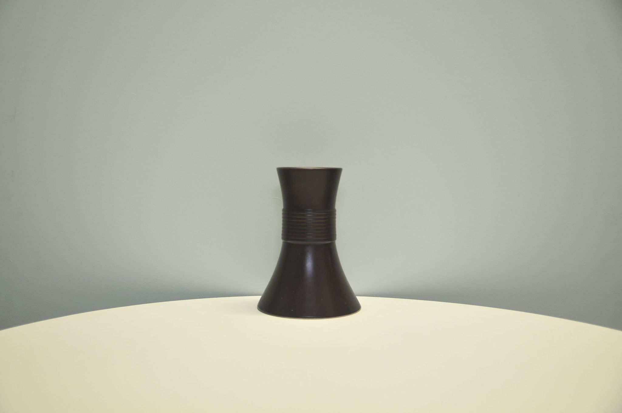 Vintage purple conical vase