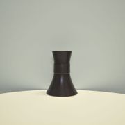Vintage purple conical vase