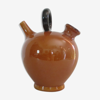 Jug in enamelled faience