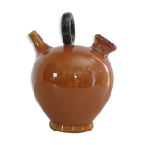 Jug in enamelled faience