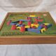 Construction game Holz-Baukasten, 1960