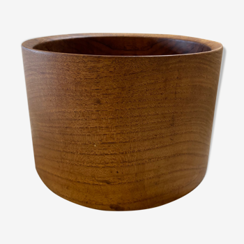 Solid teak salad bowl