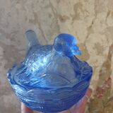 Bonbonnière oiseau bleu