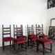 Série de 8 chaises espagnoles