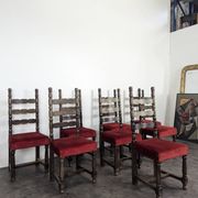 Set of 8 Spanish chairs
