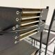 6 leather chairs "101" Italian design Belotti Alias 1980 vintage