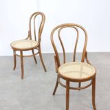 Chaise de bistrot vintage en bois courbé