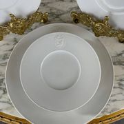 Kmp Berlin Porcelain Flatware and Dessert Plates Set, 20th Century