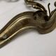 Wall light pair solid bronze Registered Model candle holder