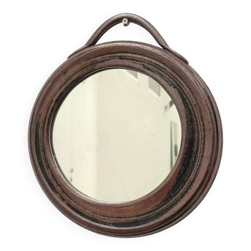 Miroir en céramique de Gabriel Hamm, France 1970