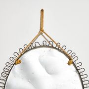 Metal framed mirror