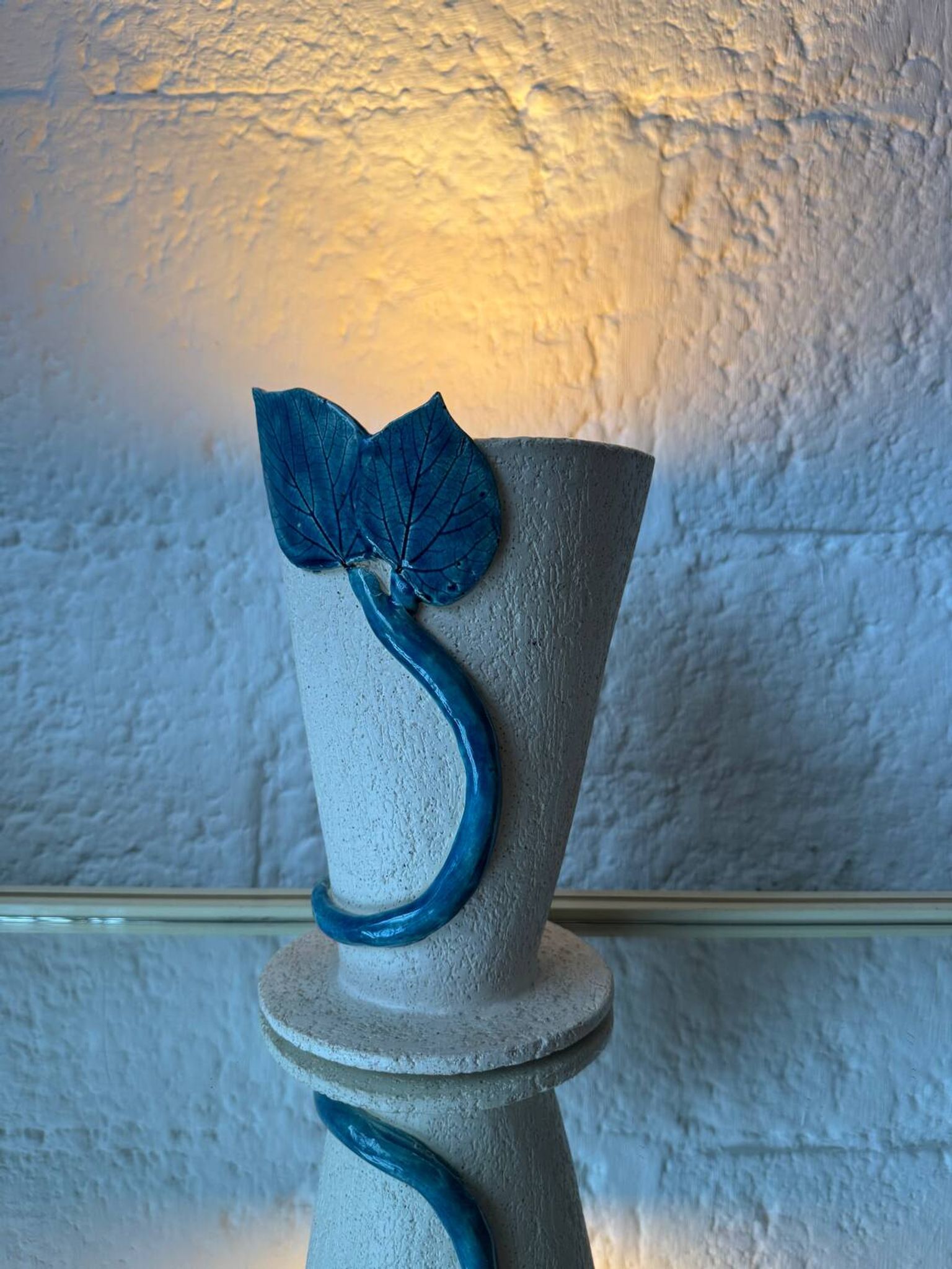 Lampe céramique artisanale vintage 