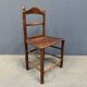 Ensemble de six chaises de cuisine anglaises anciennes