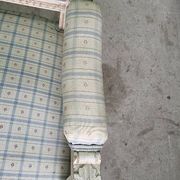 LOUIS XVI STYLE WHITE ARMCHAIR FROM THE 19TH CENTURY REF JE