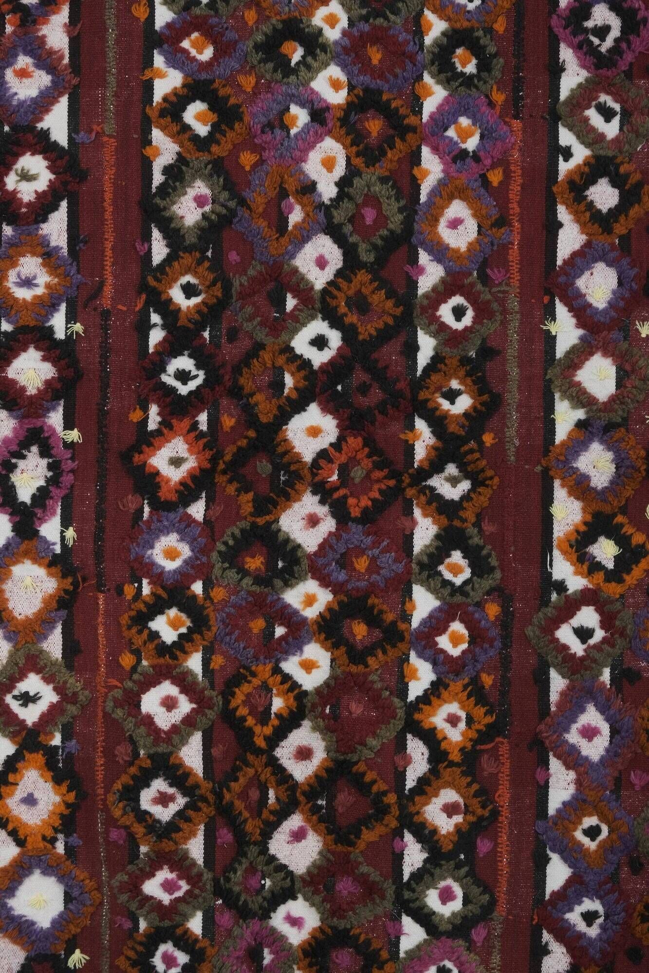Vintage Turkish kilim, handwoven, 156x215 cm.