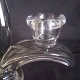 Candle holder 2 crystal arms