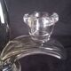 Candle holder 2 crystal arms