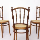 Set of 4 Josef Kohn Bentwood Chairs – Austrian Vintage 1930s–1950s, Beech