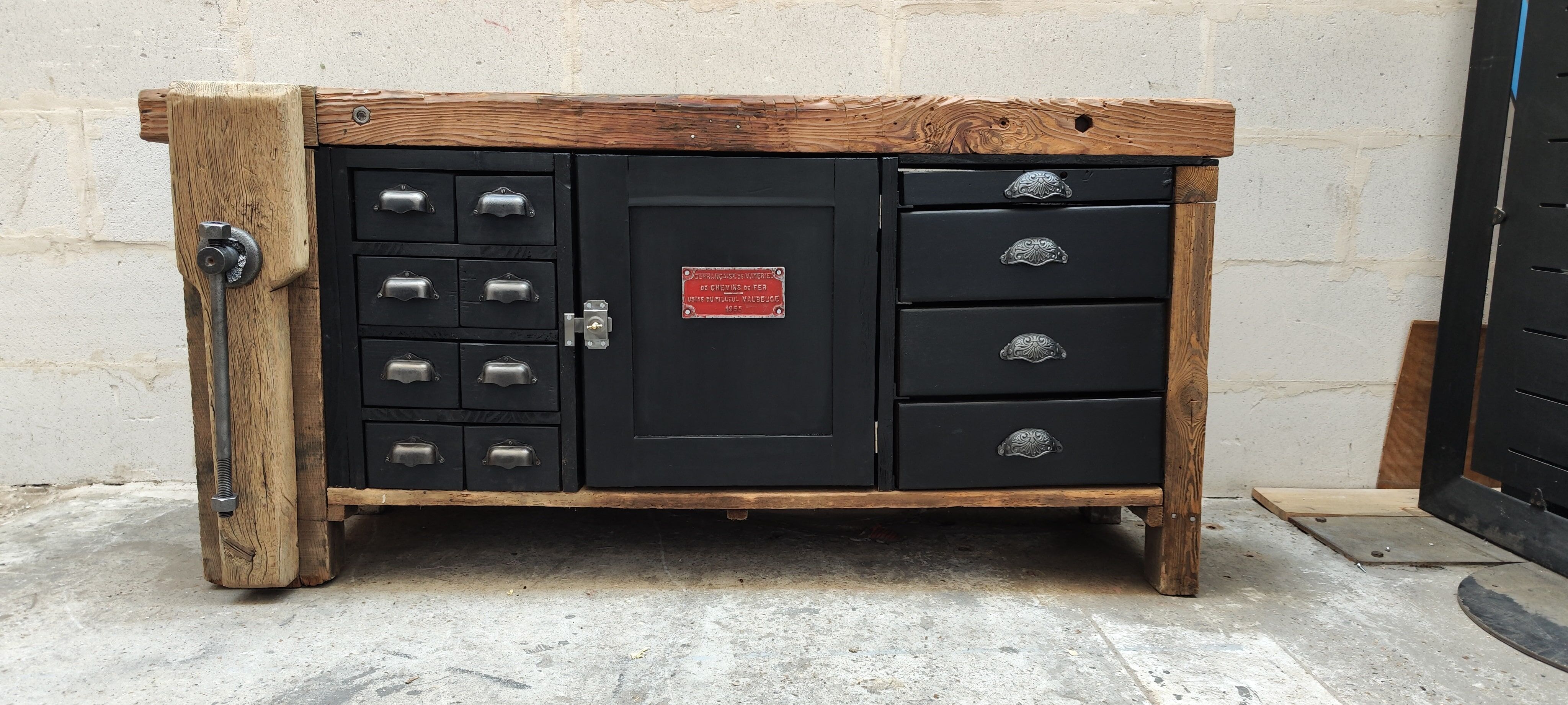 Carpenter's workshop table
