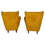 Midcentury Modern Living Room set in Velvet, Italy 1950