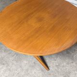 Vintage Scandinavian extendable teak table from the 1970s.