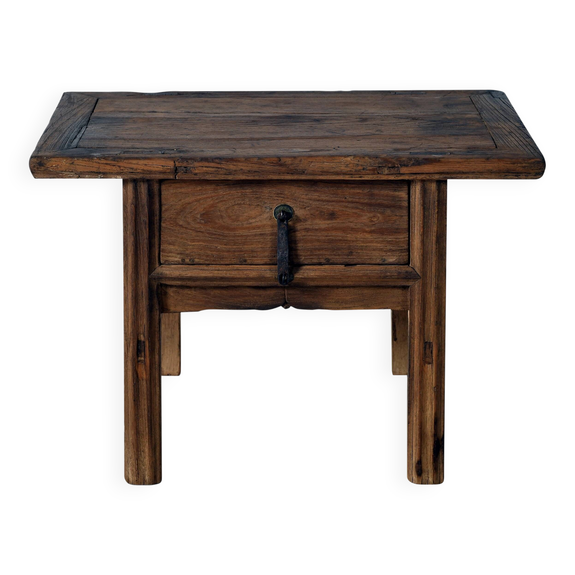 Haibei - Chinese bedside table in ancient elm no. 1