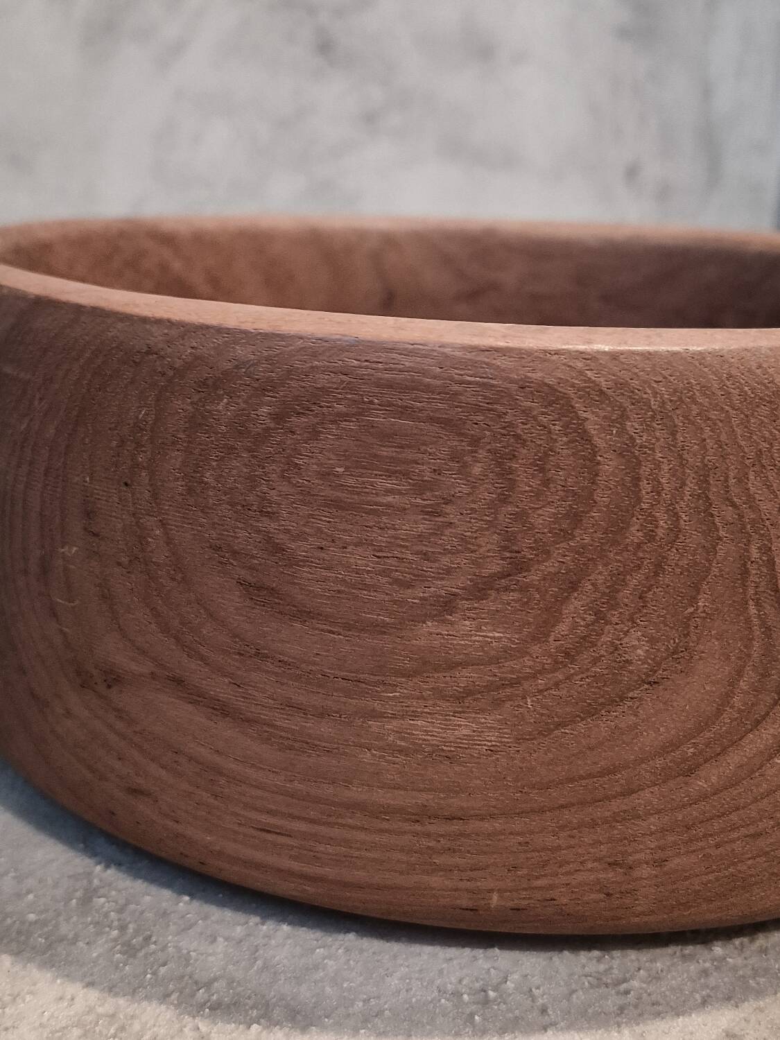 Coupe à fruits, saladier en teck