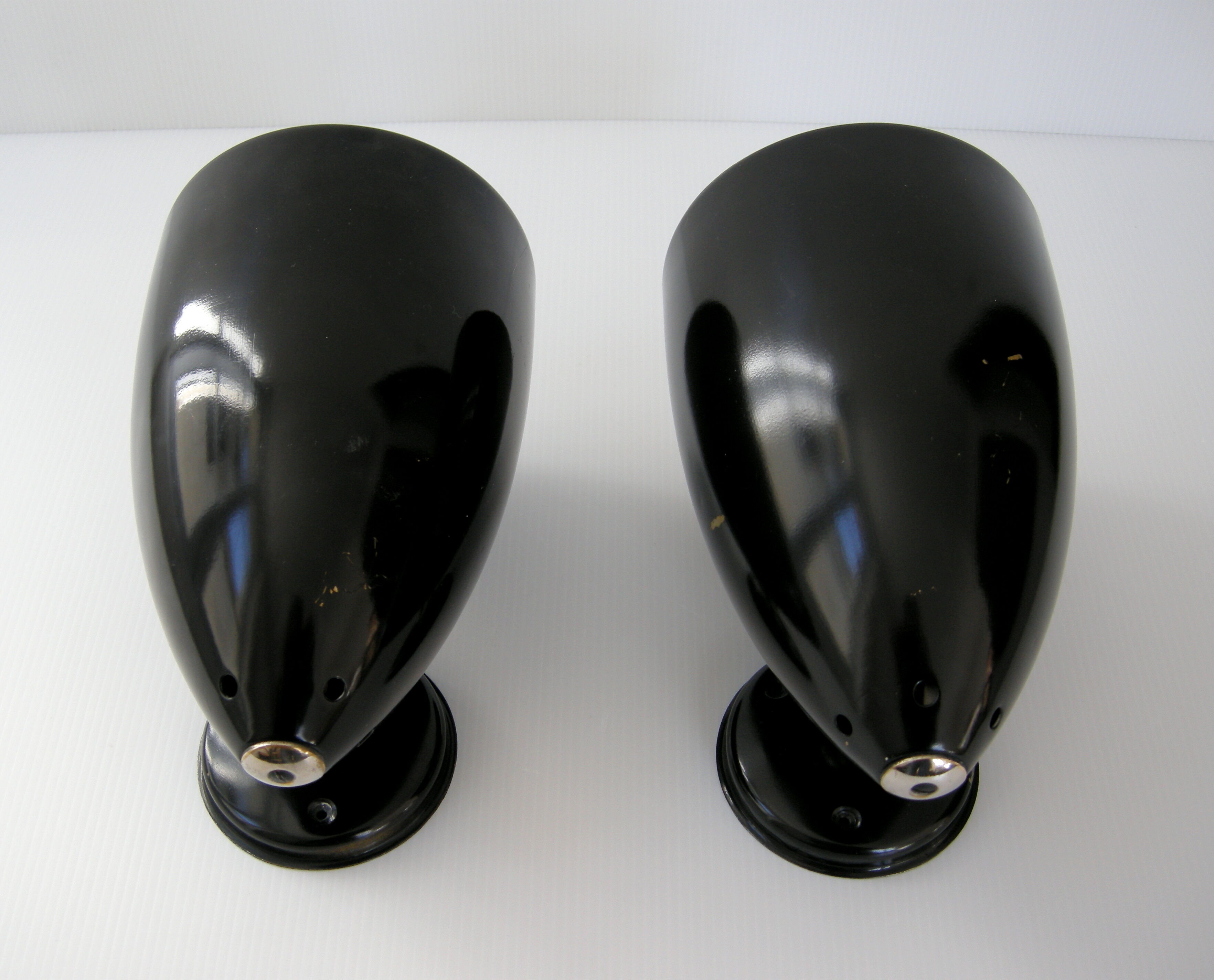 Pair of vintage 1950 adjustable spotlights