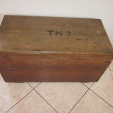 Old solid wooden chest