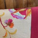 Embroidered rectangle cushion