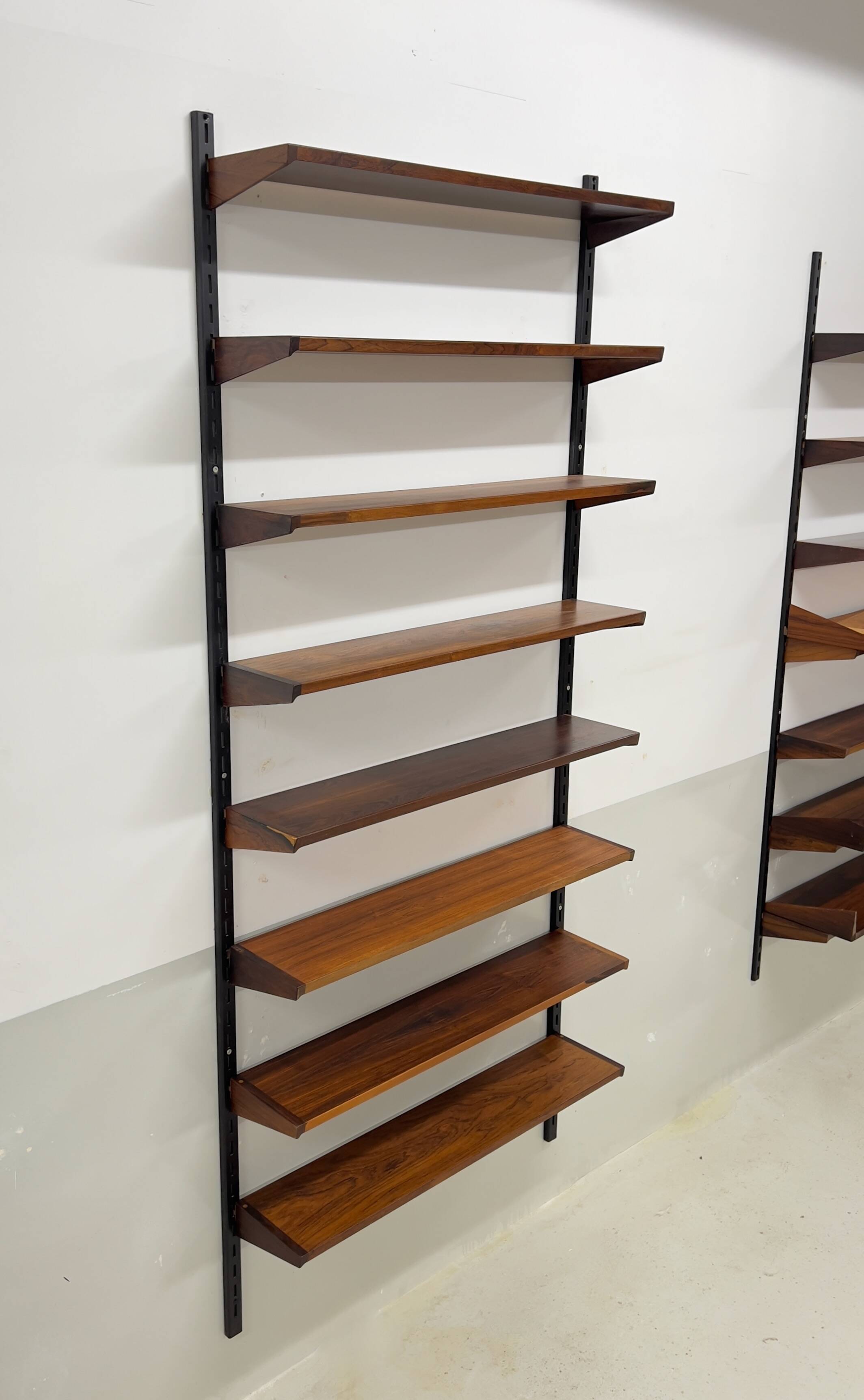 Kai Kristiansen Rosewood Shelving System, Felballes Møbler.