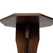 Vintage Plant Stand Side Table Oak Design minimalist