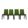 Set of four rosewood chairs, Danish design, 1970s, manufacturer: Dyrlund