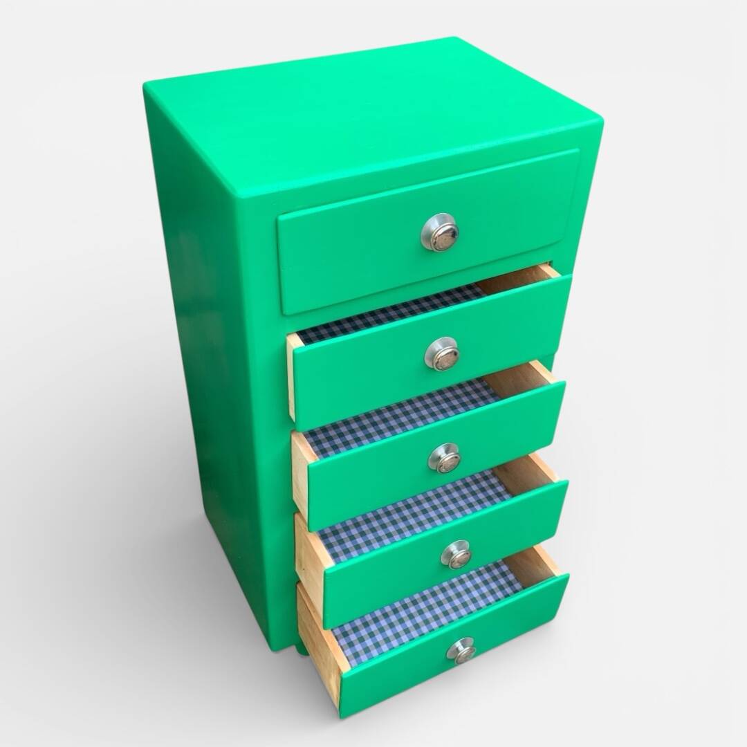 Chiffonnier art déco vert