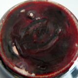 Old ceramic vase enamelled Cannes